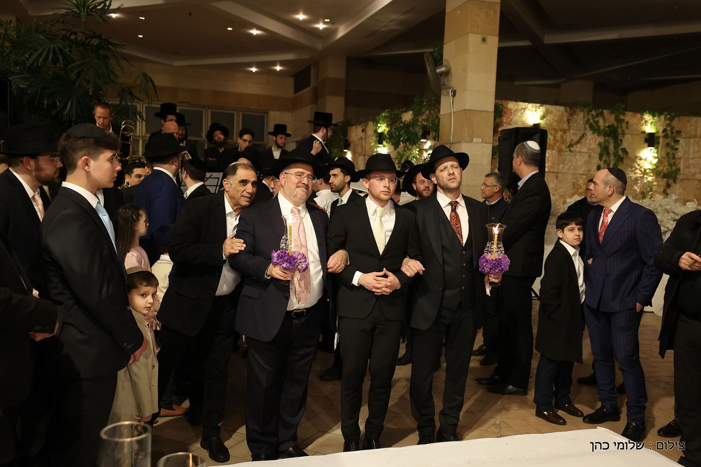 הרב רפי מנת חיתן את בנו; מי הגיע לאחל מזל טוב?