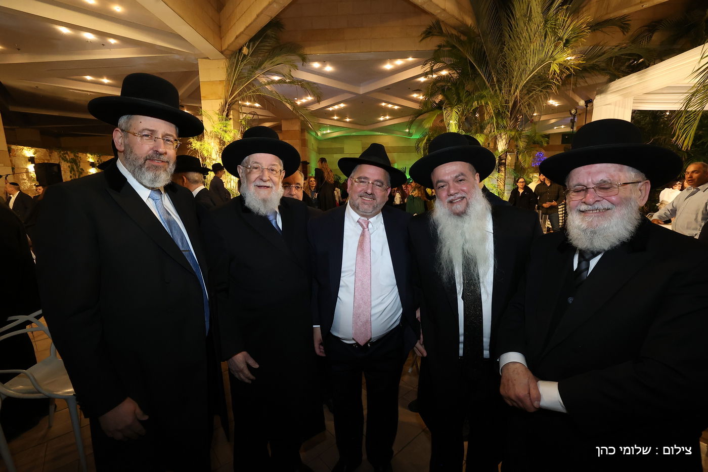 הרב רפי מנת חיתן את בנו; מי הגיע לאחל מזל טוב?