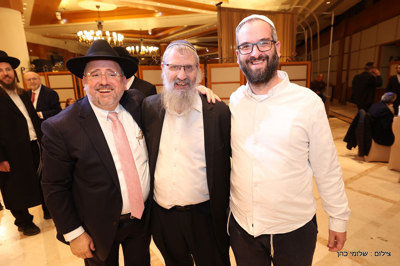 הרב רפי מנת חיתן את בנו; מי הגיע לאחל מזל טוב?