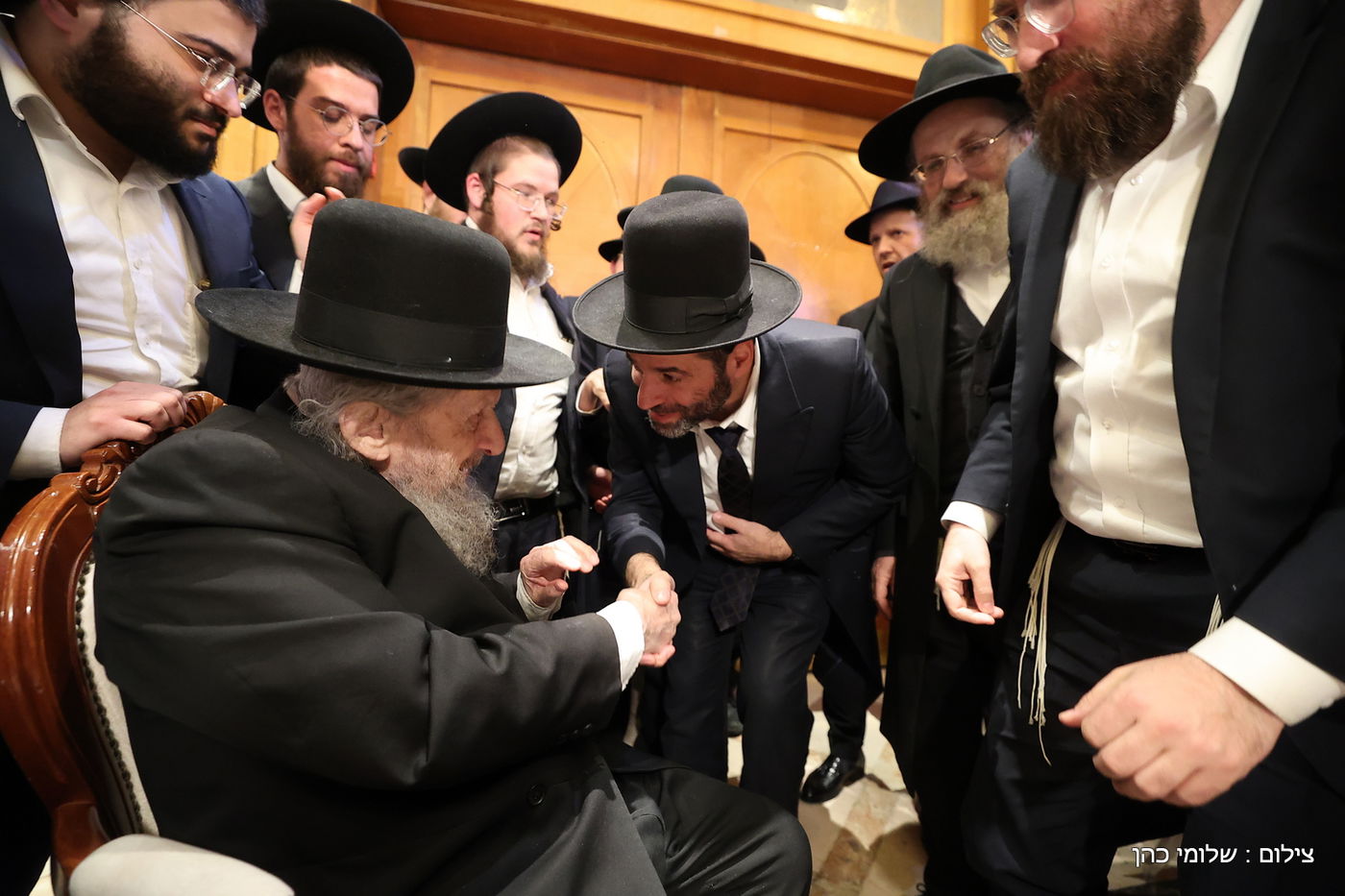 הרב רפי מנת חיתן את בנו; מי הגיע לאחל מזל טוב?