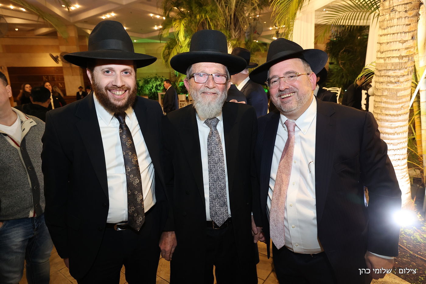 הרב רפי מנת חיתן את בנו; מי הגיע לאחל מזל טוב?