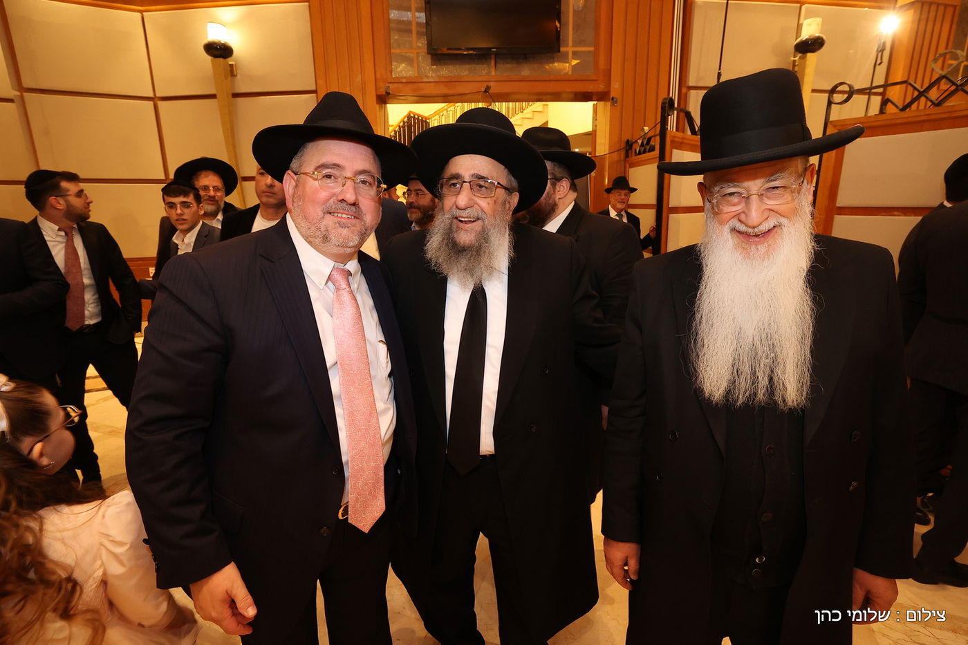 הרב רפי מנת חיתן את בנו; מי הגיע לאחל מזל טוב?