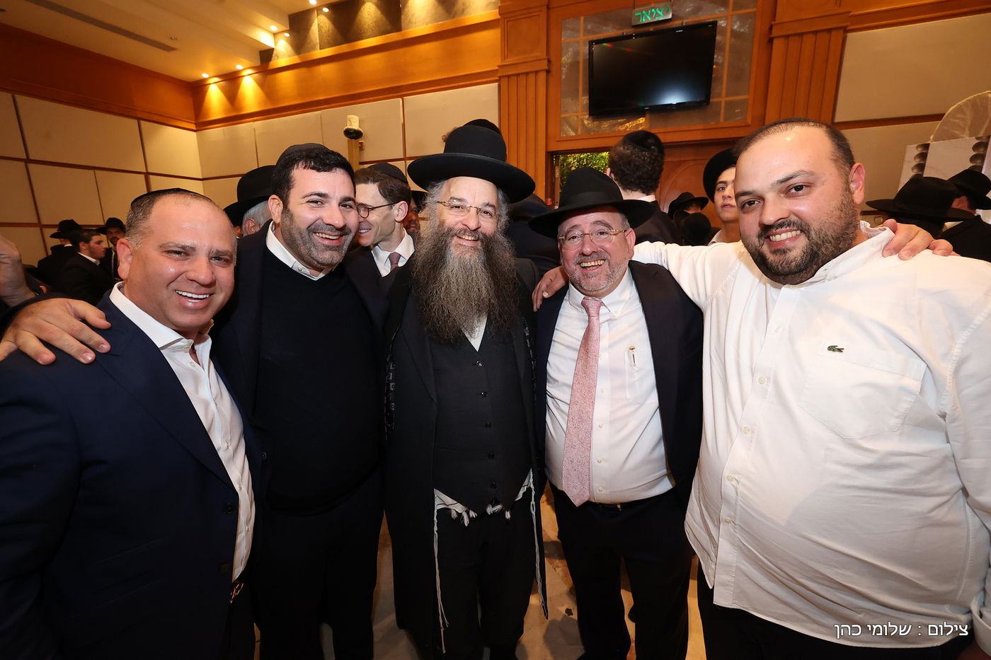 הרב רפי מנת חיתן את בנו; מי הגיע לאחל מזל טוב?