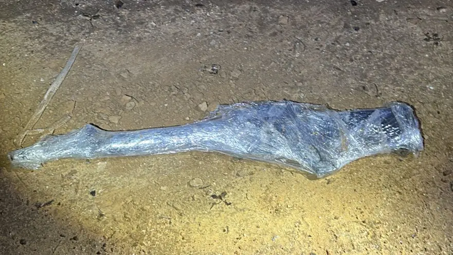 הנשק שנתפס במרדף