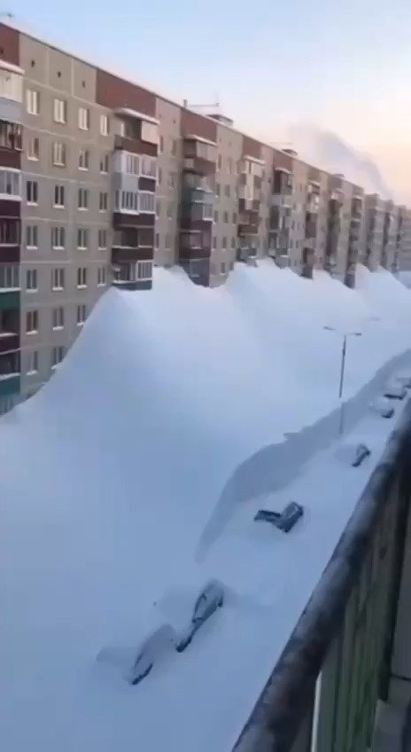 עד קומה חמישית - השלג ברוסיה 