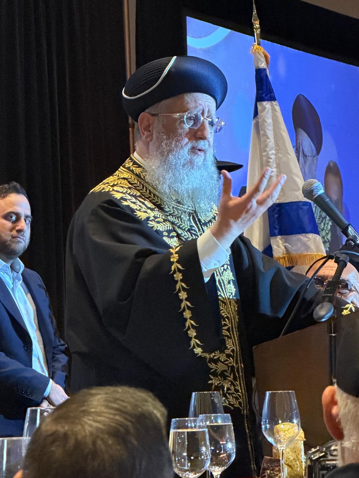 הראשל"צ הגר"ד יוסף בביקור בפלורידה