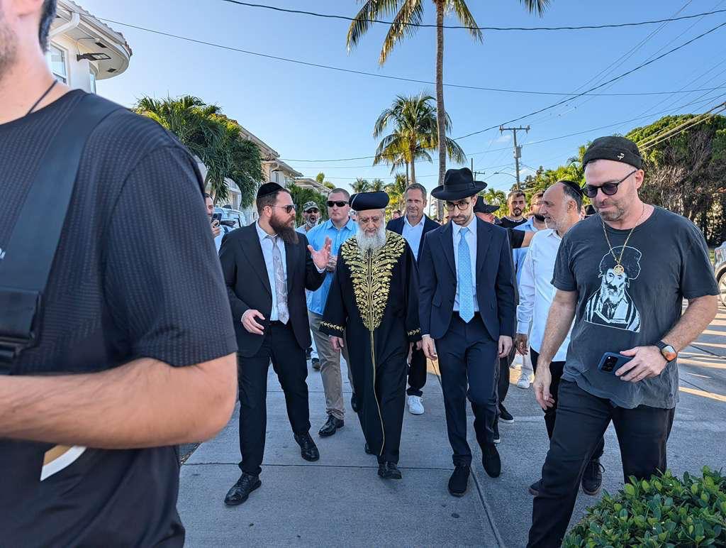 הראשל"צ הגר"ד יוסף בביקור בפלורידה