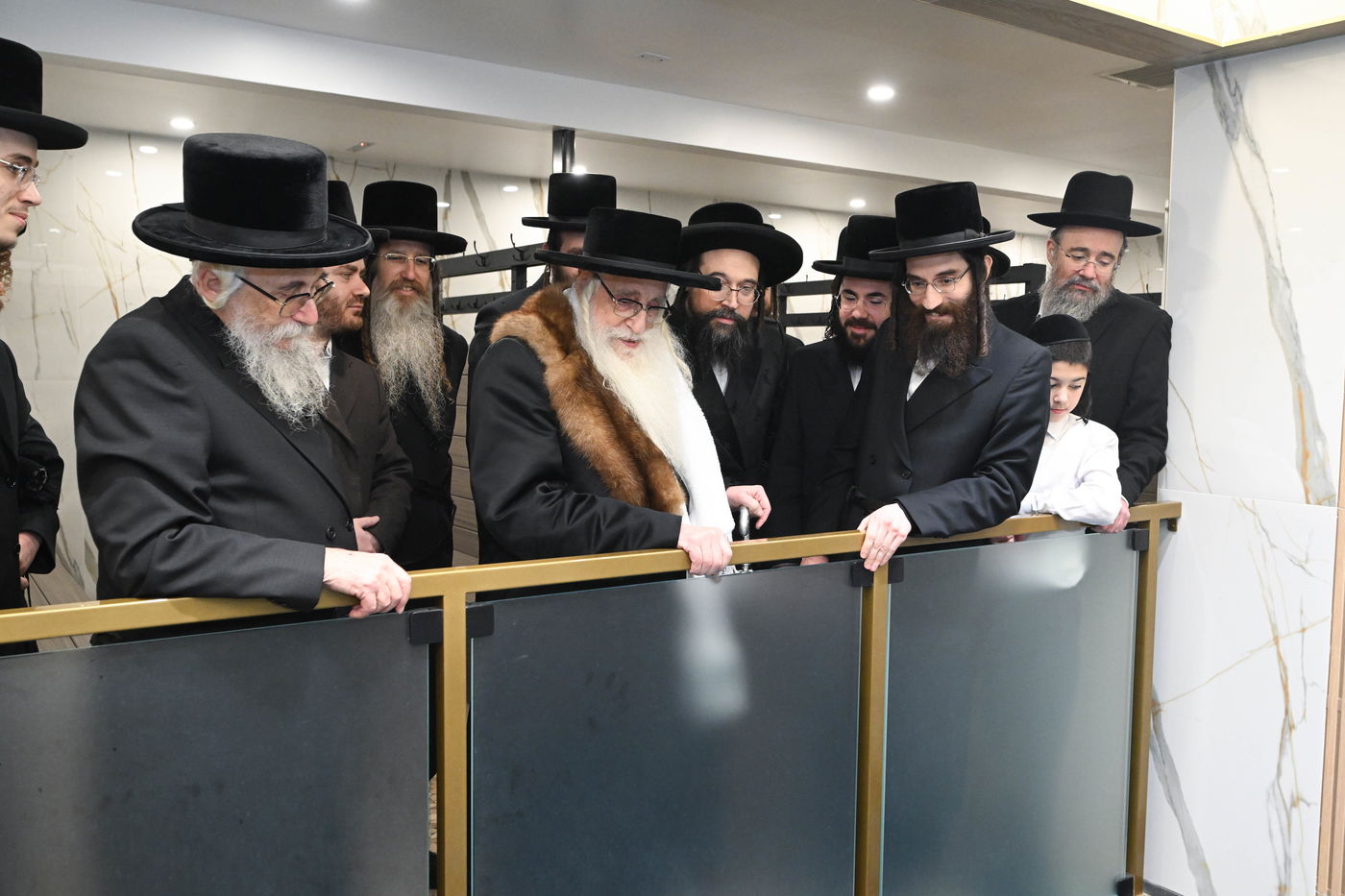 האדמו"ר מצאנז בביקור בארה"ב 