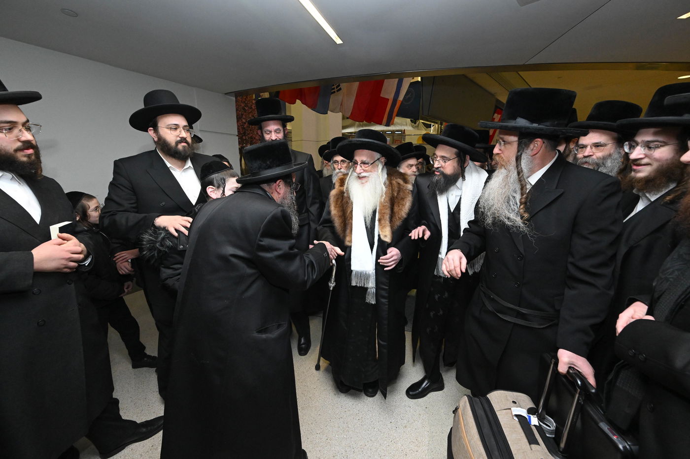 האדמו"ר מצאנז בביקור בארה"ב 