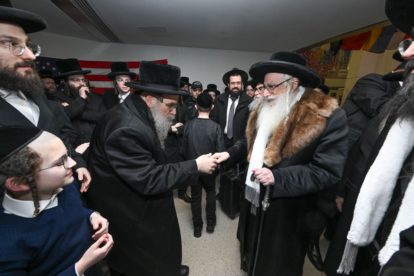 האדמו"ר מצאנז בביקור בארה"ב 