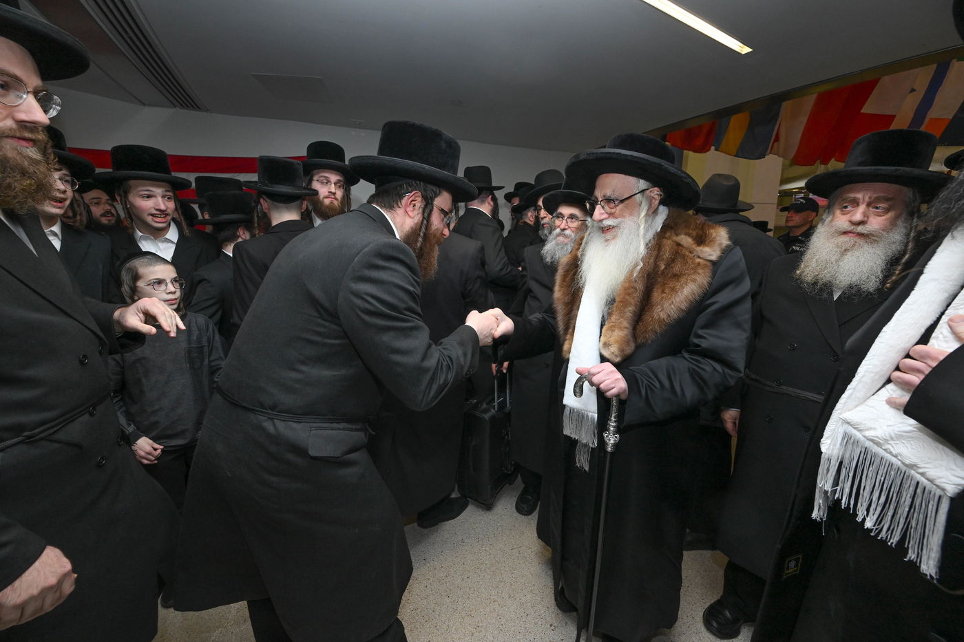 האדמו"ר מצאנז בביקור בארה"ב 