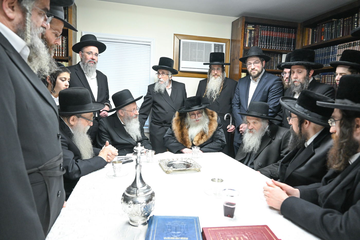 האדמו"ר מצאנז בביקור בארה"ב 