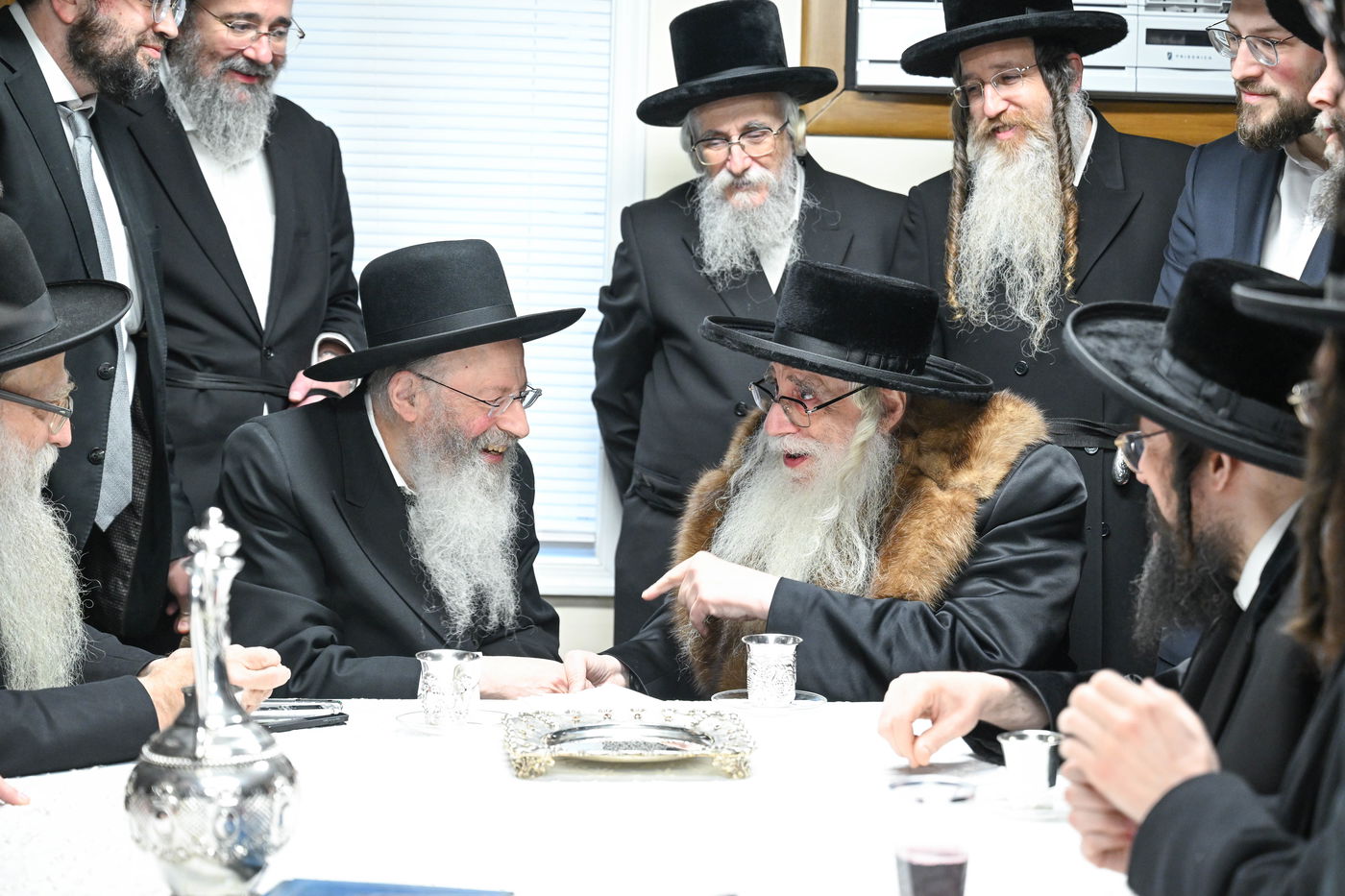 האדמו"ר מצאנז בביקור בארה"ב 