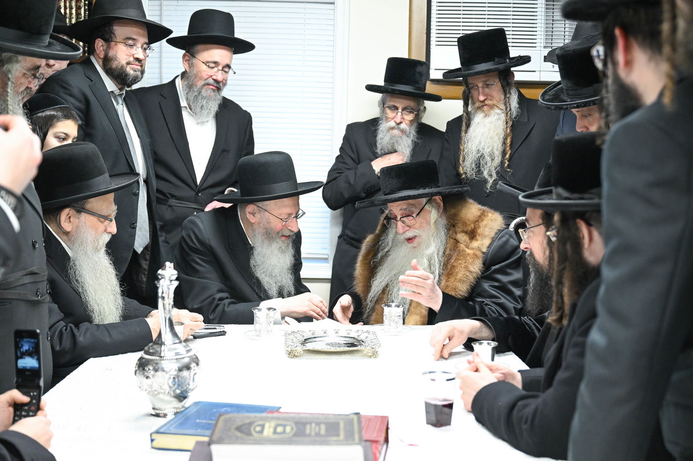 האדמו"ר מצאנז בביקור בארה"ב 