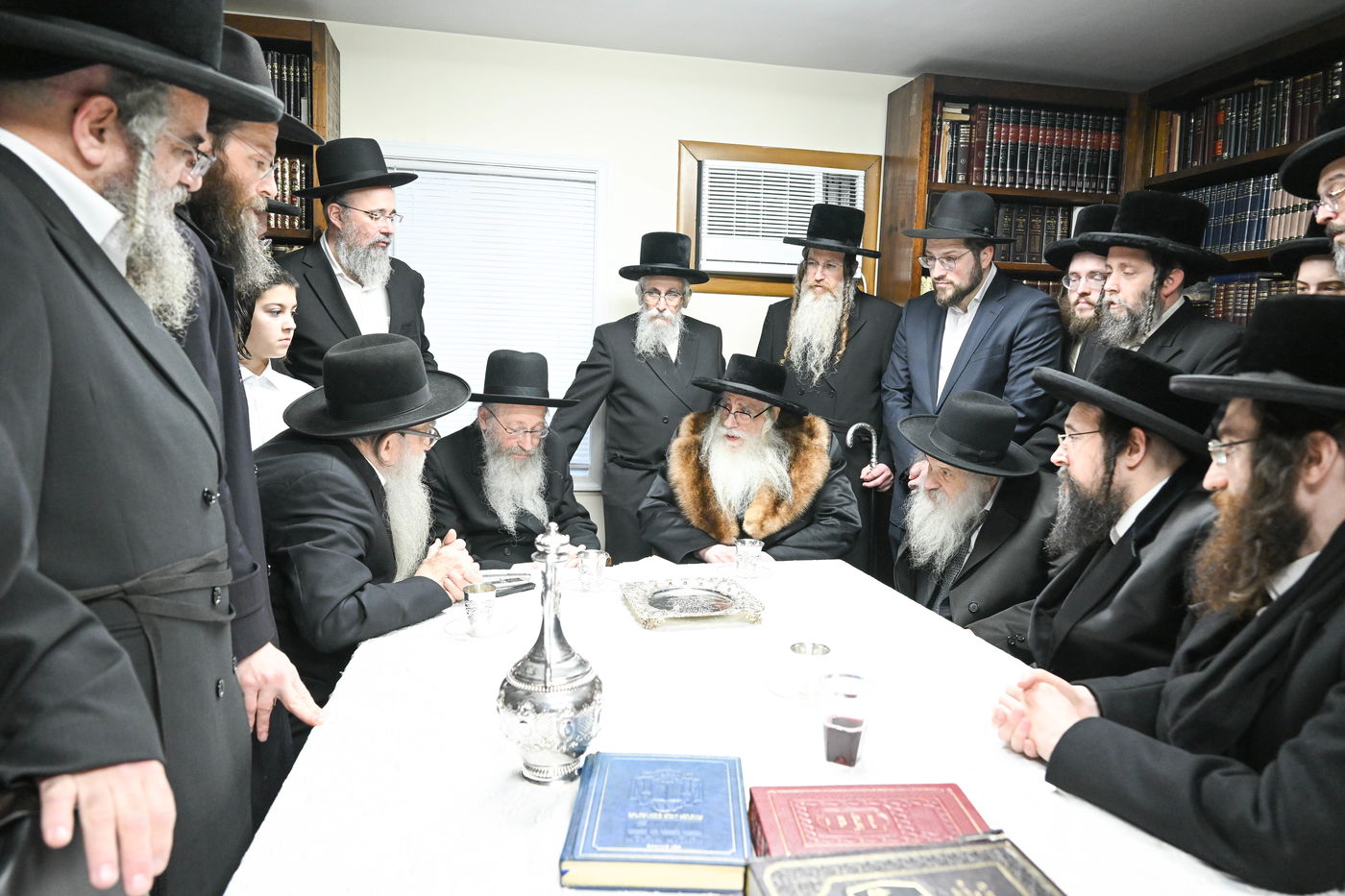 האדמו"ר מצאנז בביקור בארה"ב 