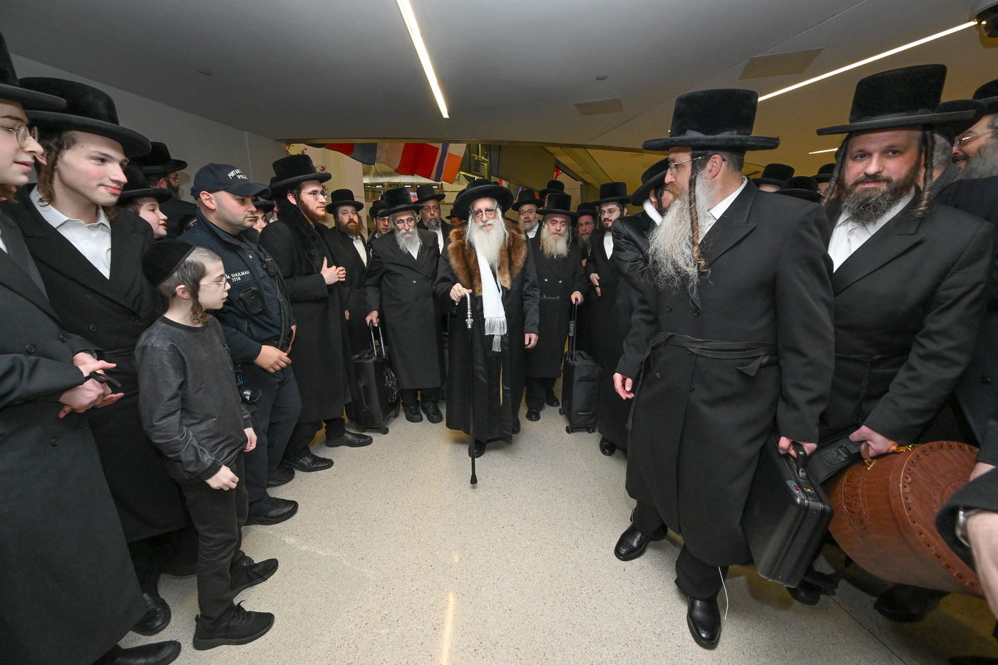 האדמו"ר מצאנז בביקור בארה"ב 