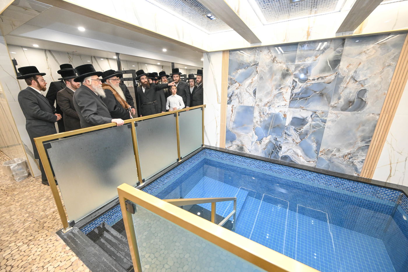 האדמו"ר מצאנז בביקור בארה"ב 