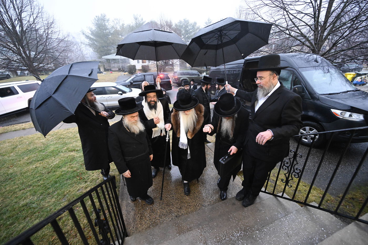 האדמו"ר מצאנז בביקור בארה"ב 