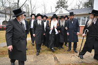 האדמו"ר מצאנז בביקור בארה"ב 