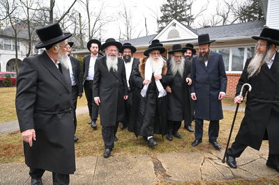 האדמו"ר מצאנז בביקור בארה"ב 