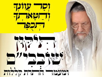 לכפר ולתקן: שלושת התיקונים המיוחדים לימי השובבי"ם