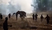הענק שזורע אימה: תיעוד דרמטי של 'הפיל הקטלני' מהודו רודף אחרי תושבים חסרי אונים