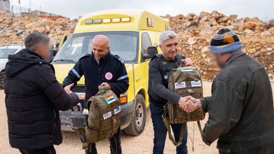 העברת אמבולנסים של מד"א לדרוזים בסוריה