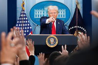 הנשיא טראמפ, אילוסטרציה