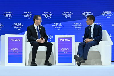 הנשיא הרצוג בדאבוס