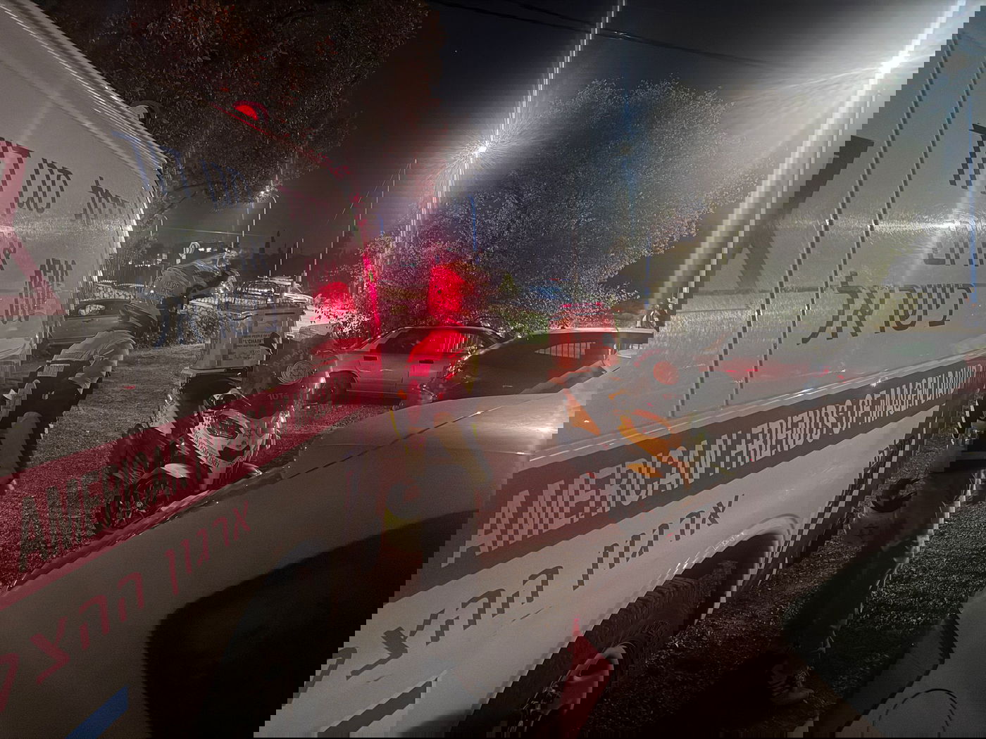 חובשים ופרמדיקים בזירה ברכסים