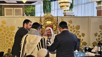 ברית המרגשת לנכדים התאומים