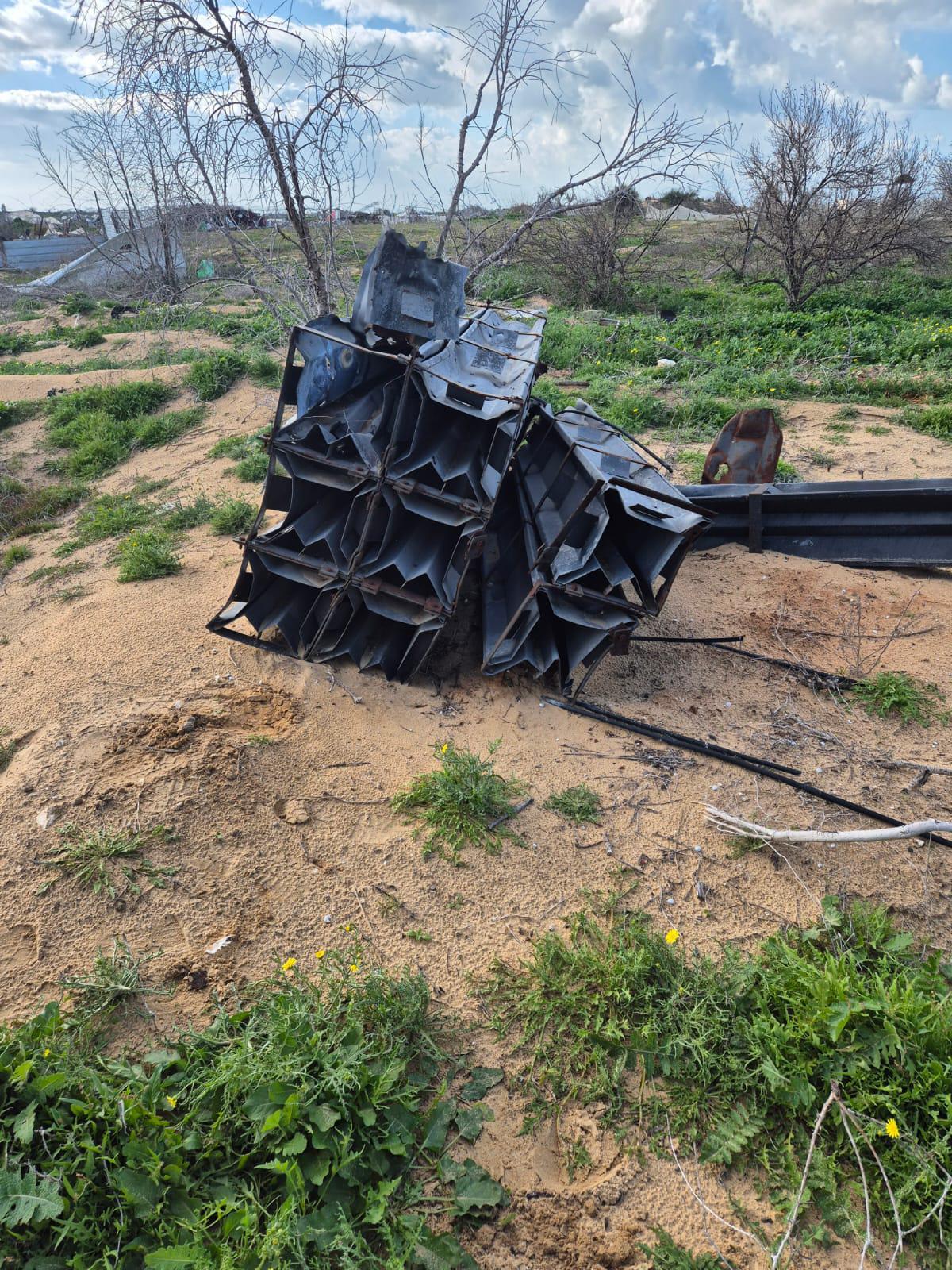 משגרים שאותרו במרחב על-ידי הכוחות