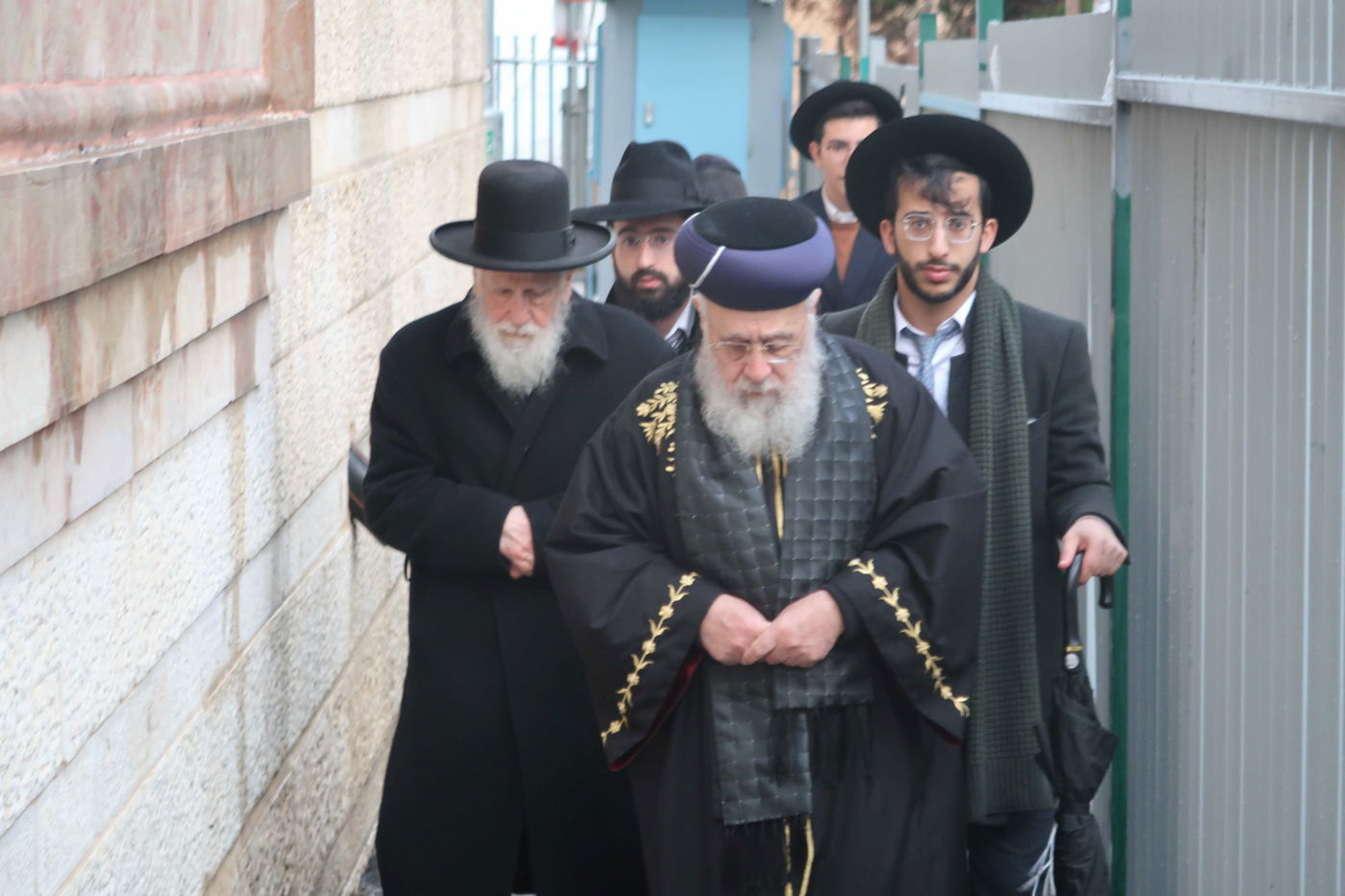 הראשל"צ הגר"י יוסף בביקור בישיבת 'באר יהודה' 