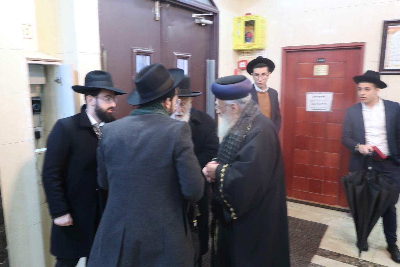 הראשל"צ הגר"י יוסף בביקור בישיבת 'באר יהודה' 