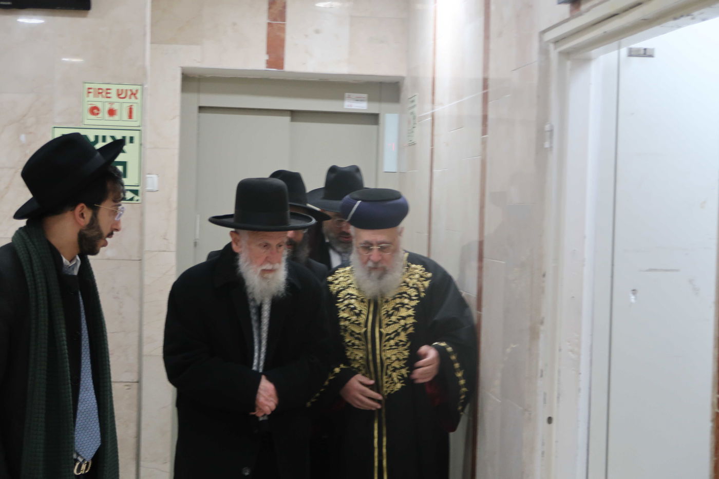 הראשל"צ הגר"י יוסף בביקור בישיבת 'באר יהודה' 