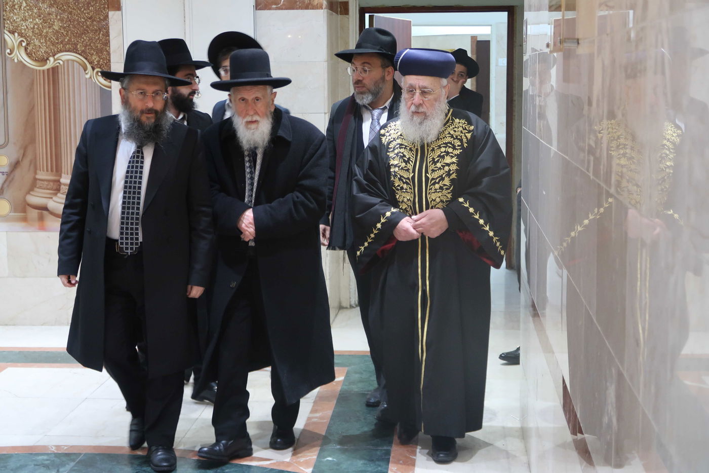 הראשל"צ הגר"י יוסף בביקור בישיבת 'באר יהודה' 