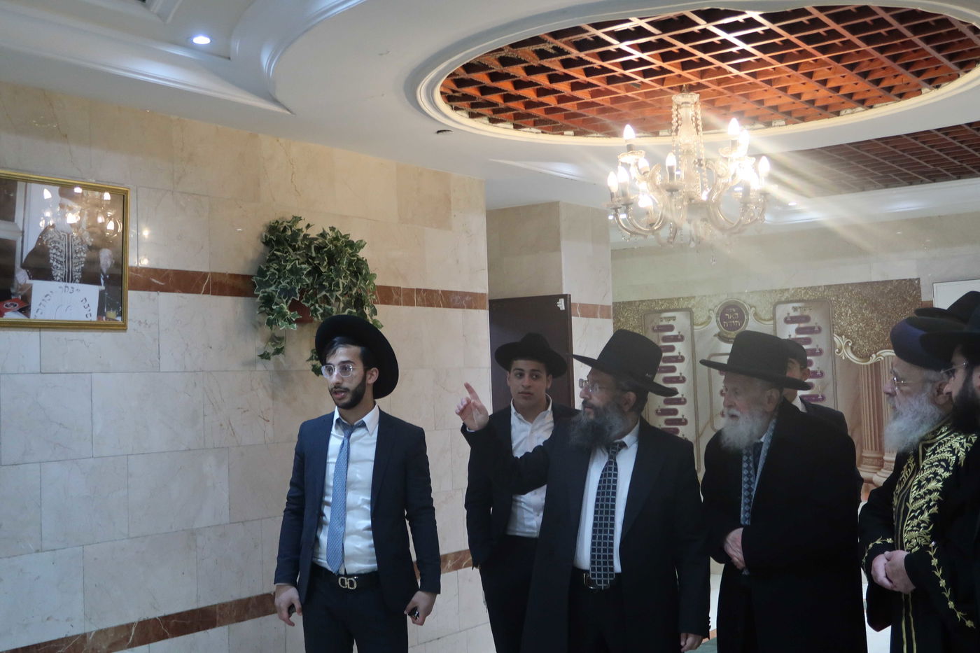 הראשל"צ הגר"י יוסף בביקור בישיבת 'באר יהודה' 