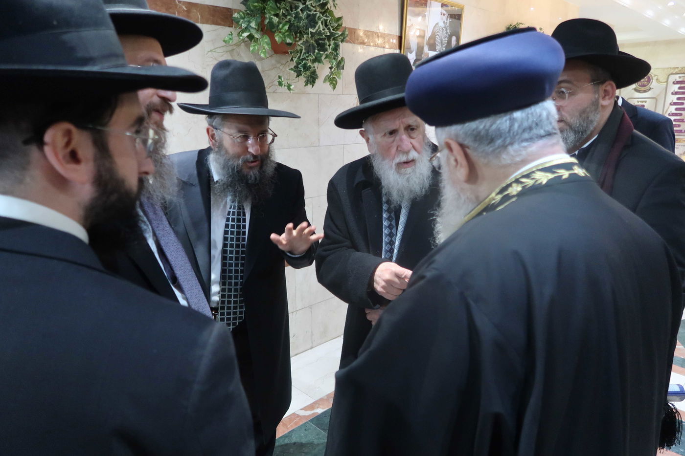 הראשל"צ הגר"י יוסף בביקור בישיבת 'באר יהודה' 