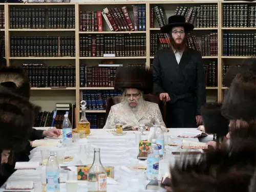 האדמו"ר מסאטמר בסעודה שלישית