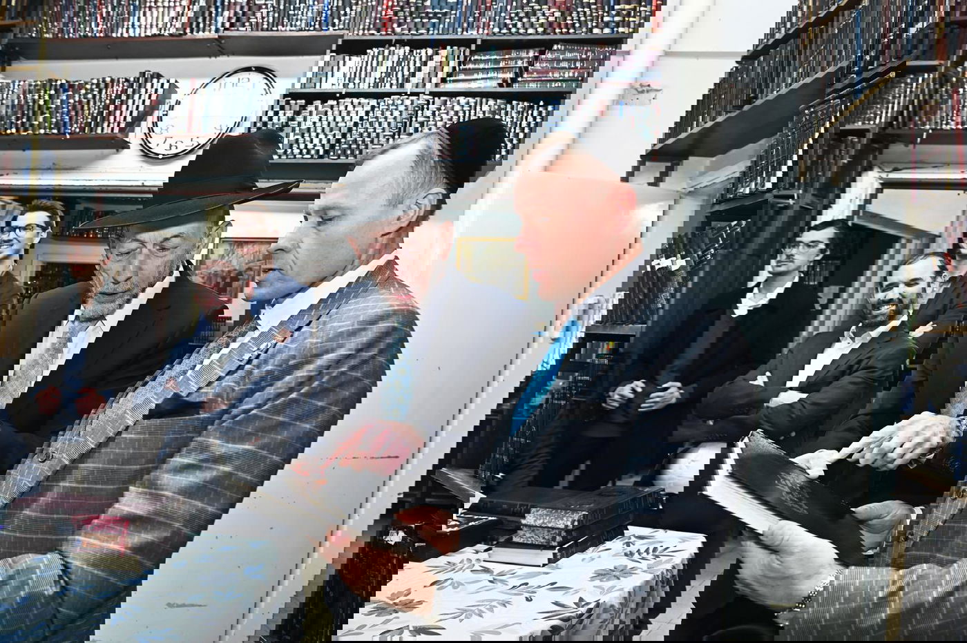 הביקור של שגריר ליטא בפוניבז'