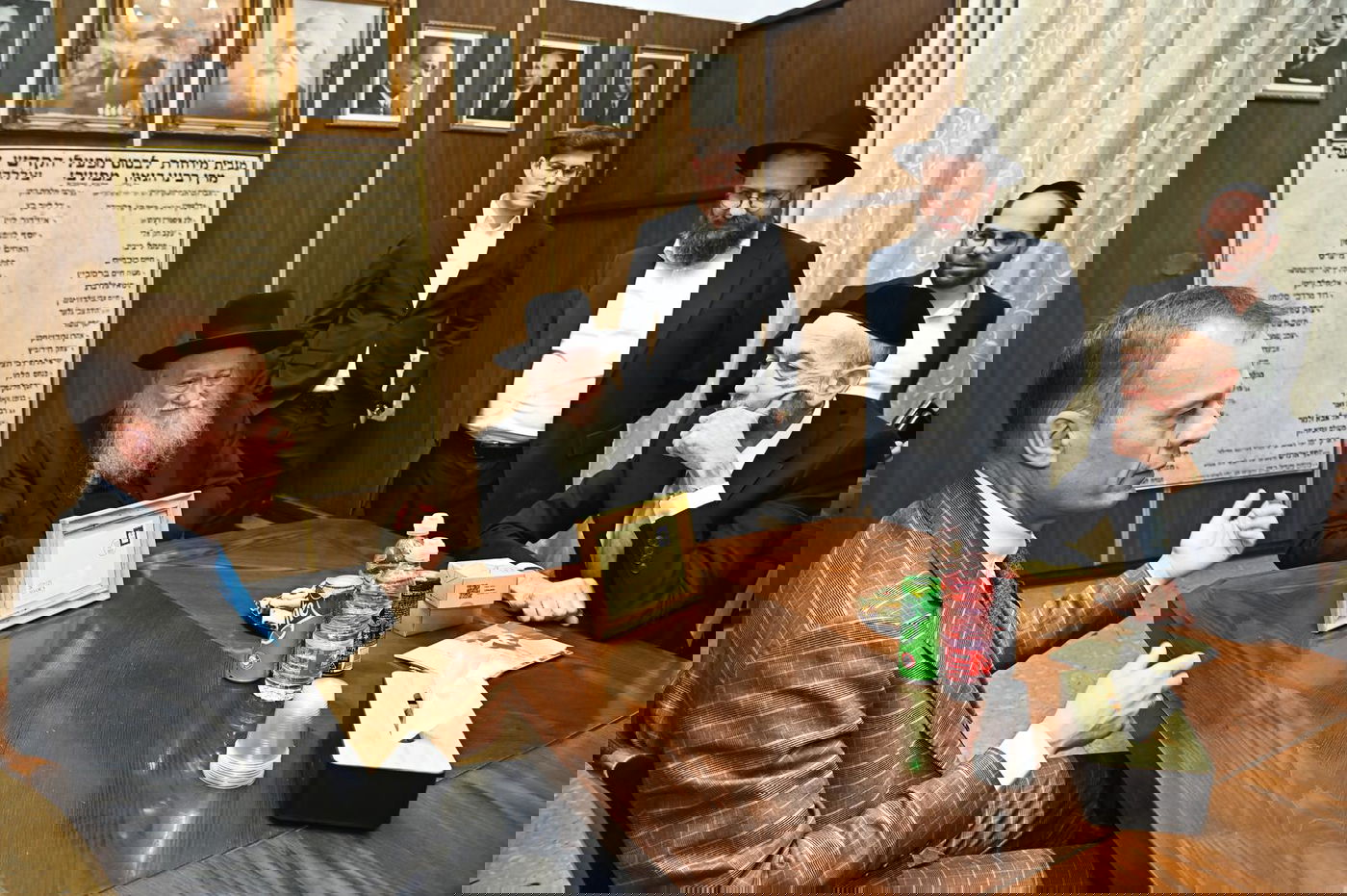 הביקור של שגריר ליטא בפוניבז'