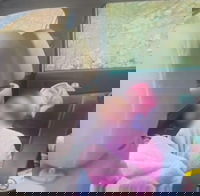 שב"ח בתוך הרכב, מתחת לשמיכה ליד רגלי התינוקות