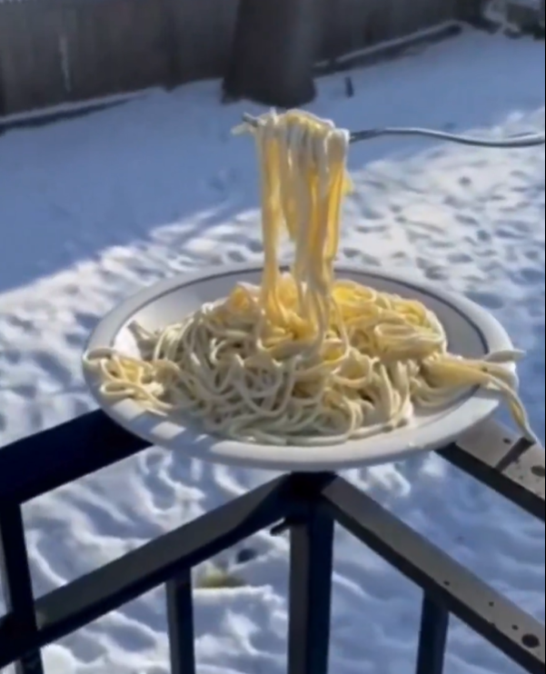 ספגטי שקפא למוות