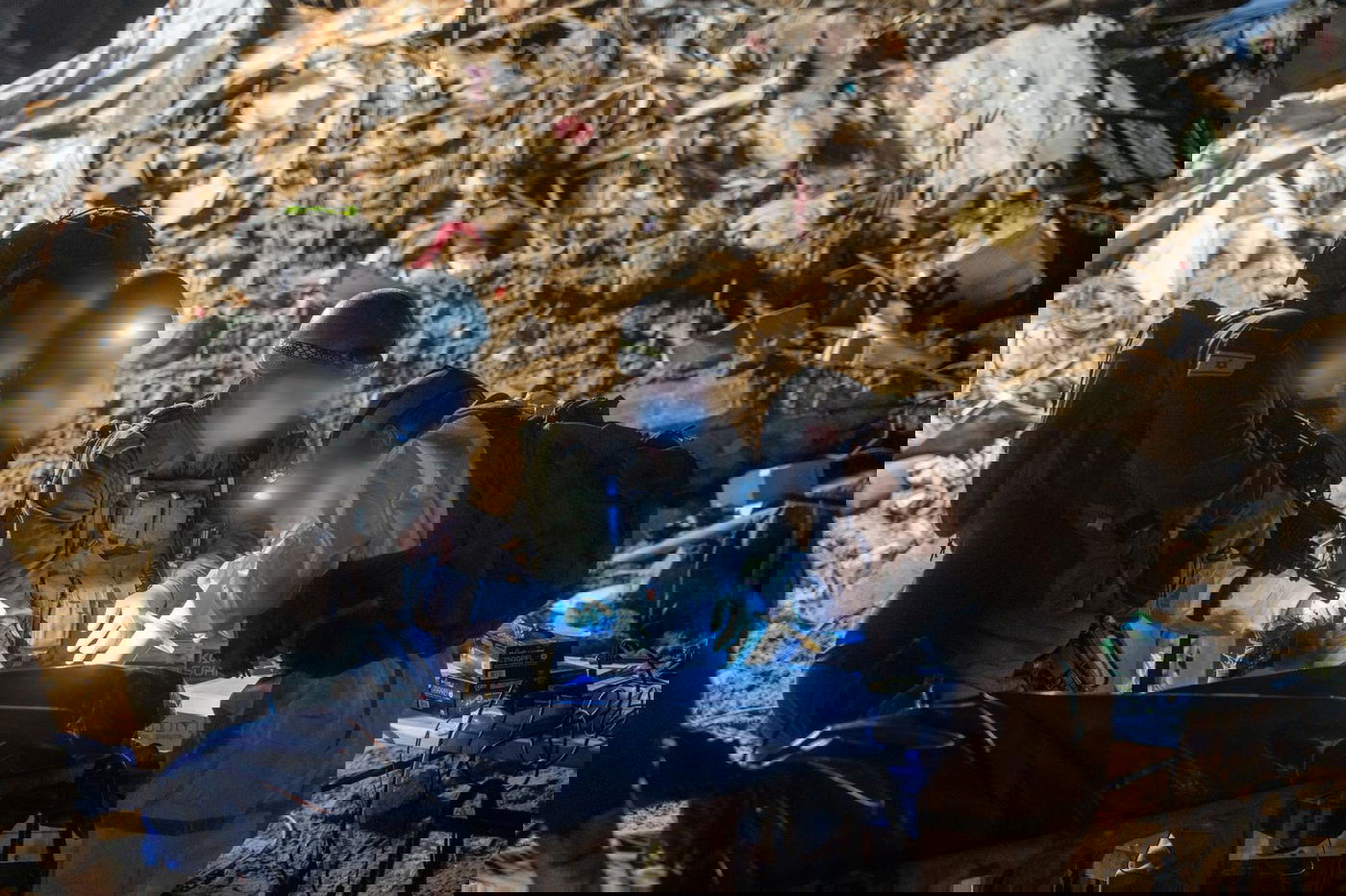 רגעי החיפושים בעזה