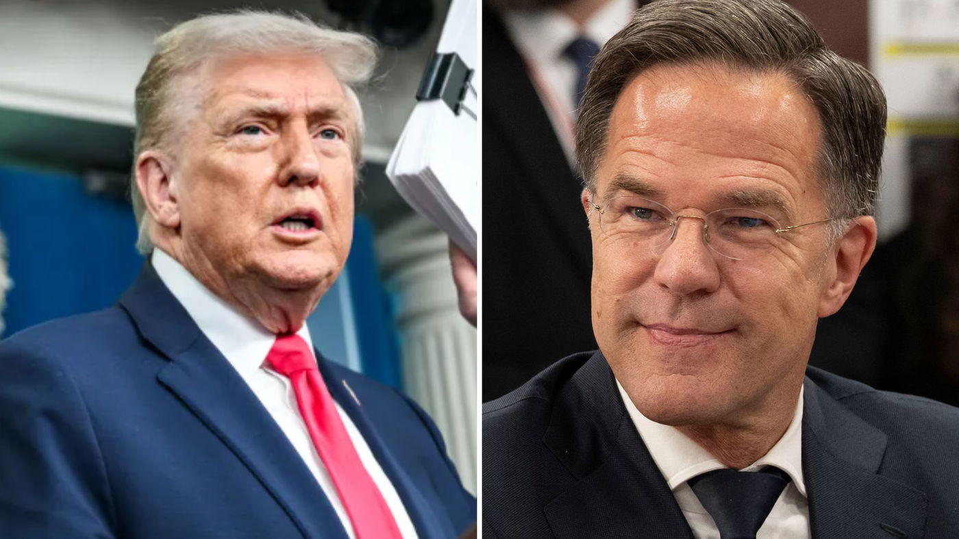 מארק רוטה מימין, הנשיא טראמפ משמאל