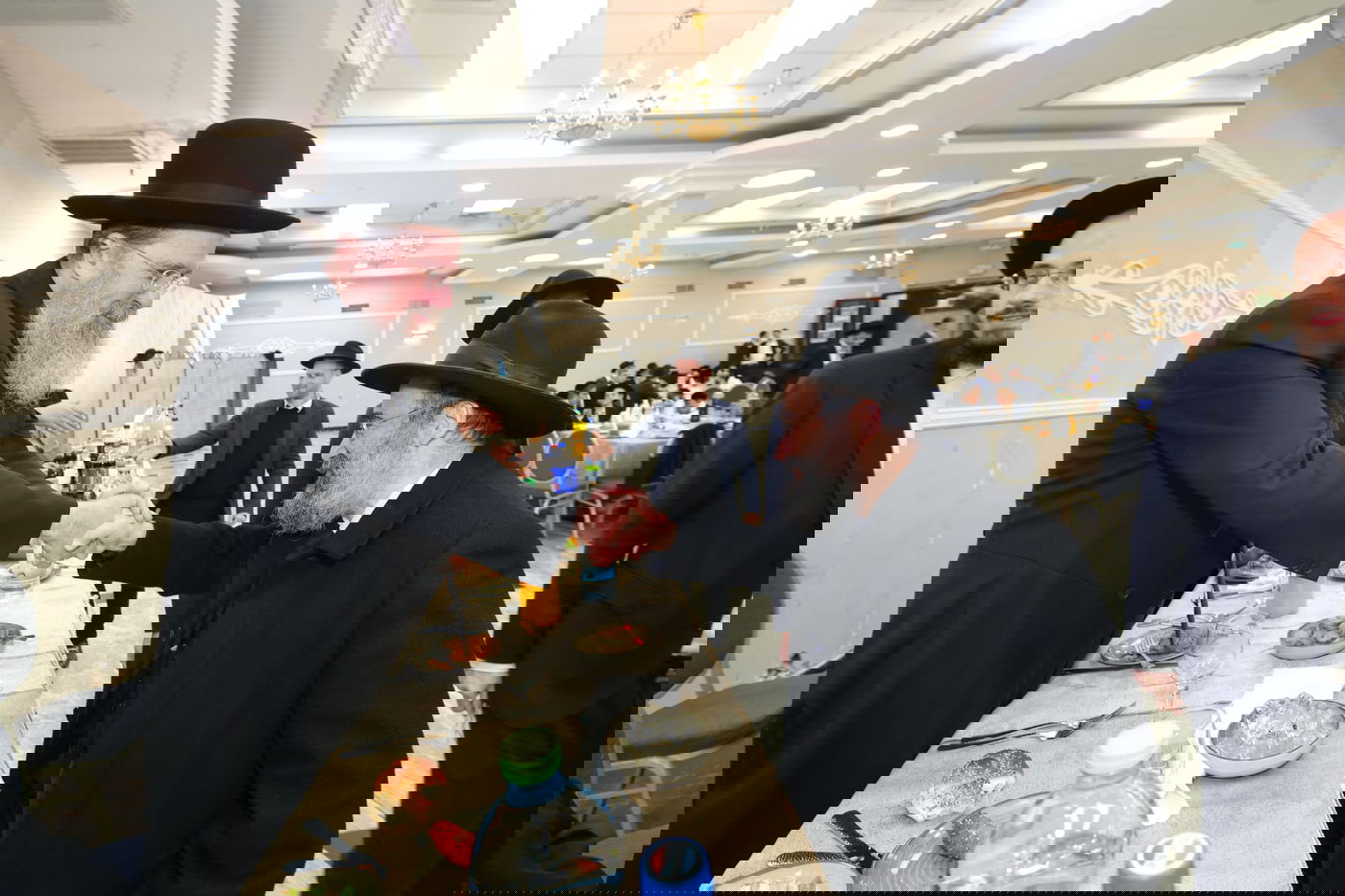 שמחת נישואי בן הגאון רבי יוסף מן