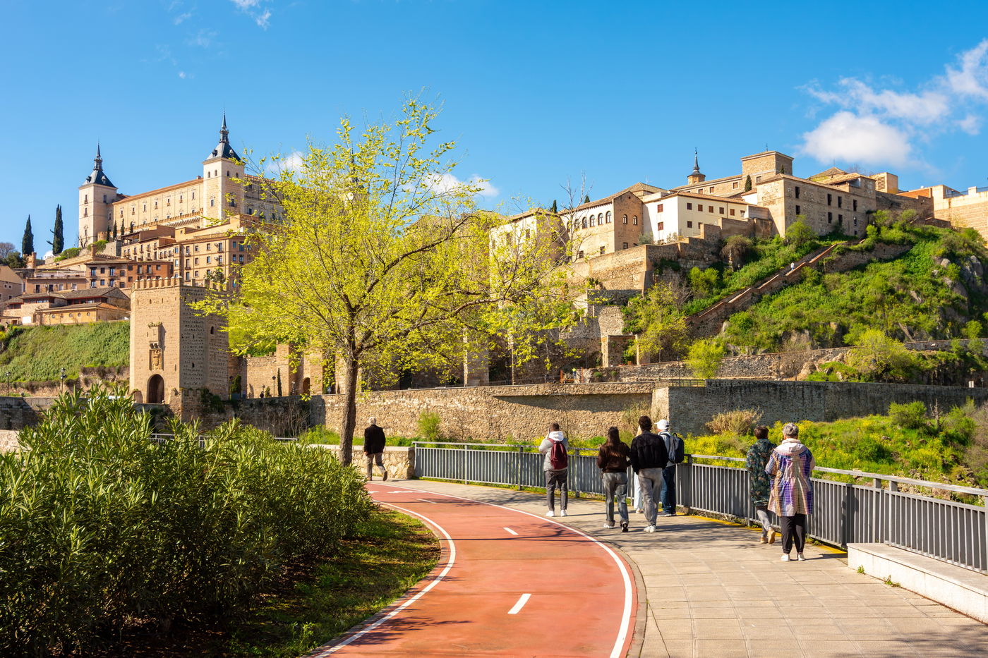 נוף במדריד שבספרד, אילוסטרציה