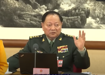 הגנרל גָ'אנְג יוּאוּ-שְׂיָה, סגן יו"ר הוועדה הצבאית המרכזית של סין,