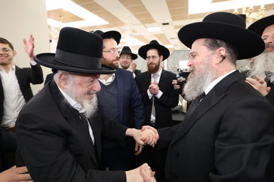 שמחת נישואי בן הגאון רבי יוסף מן