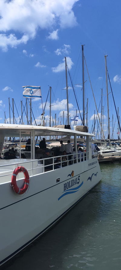 חרדים נופשים במרינה בהרצליה | המחשה